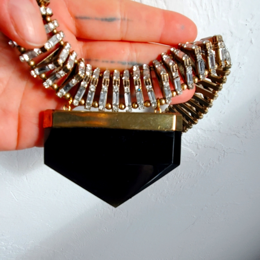 BCP Jewelry Obsidian Point Choker